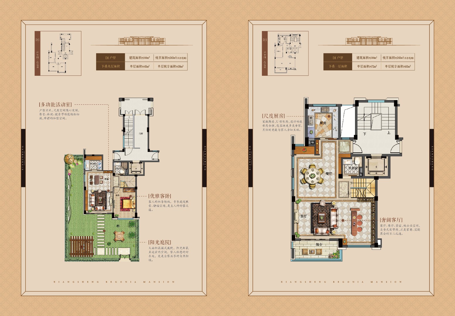 下疊戶型圖(1) 建筑面積: