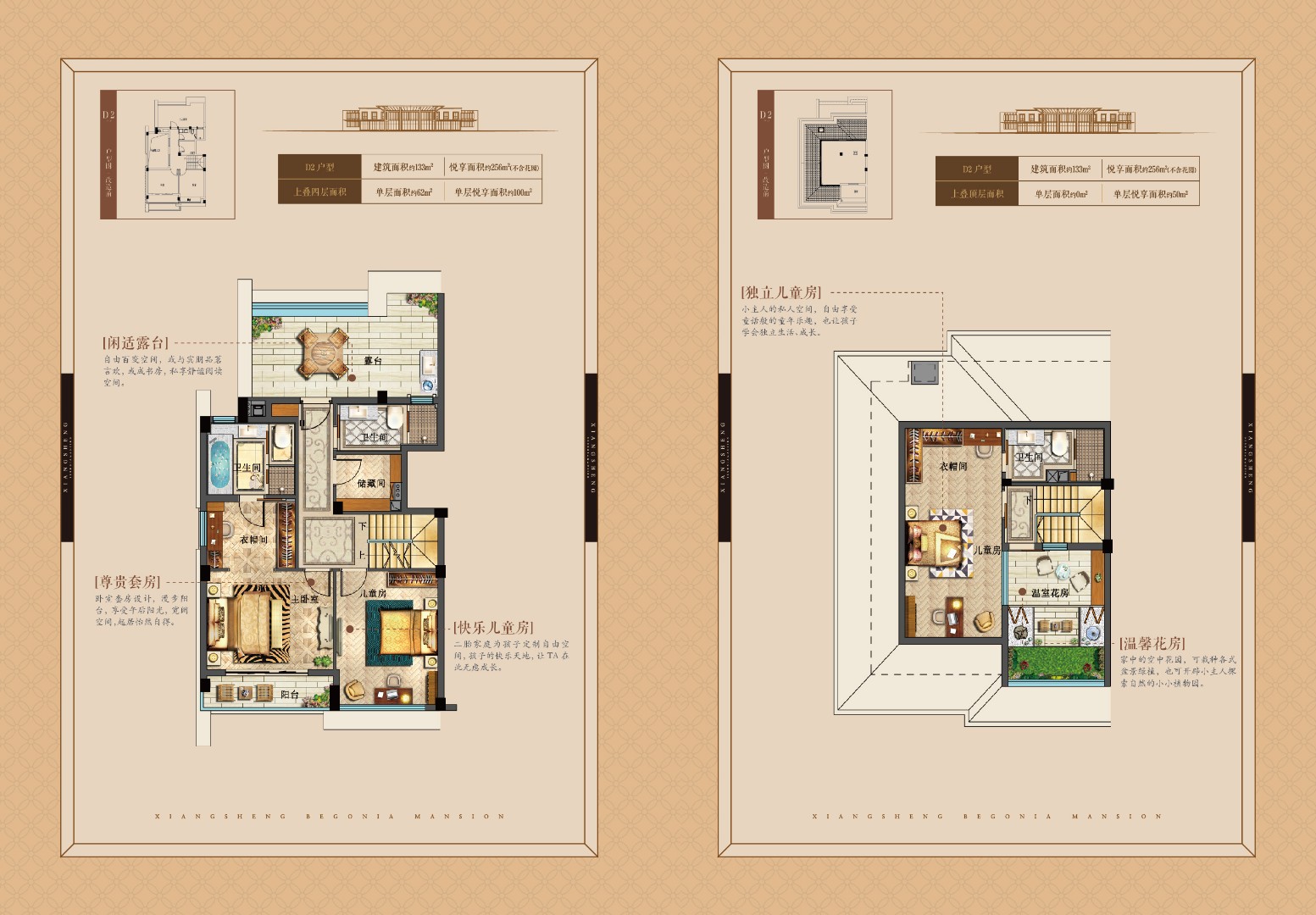 上疊戶型圖(2) 建筑面積: